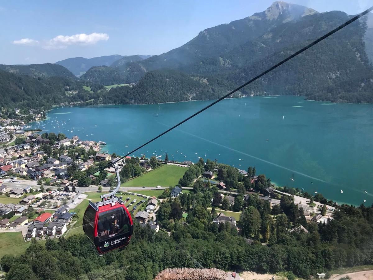 Wolfgangsee Ferienappartement „Bergliebe“ Strobl Kültér fotó
