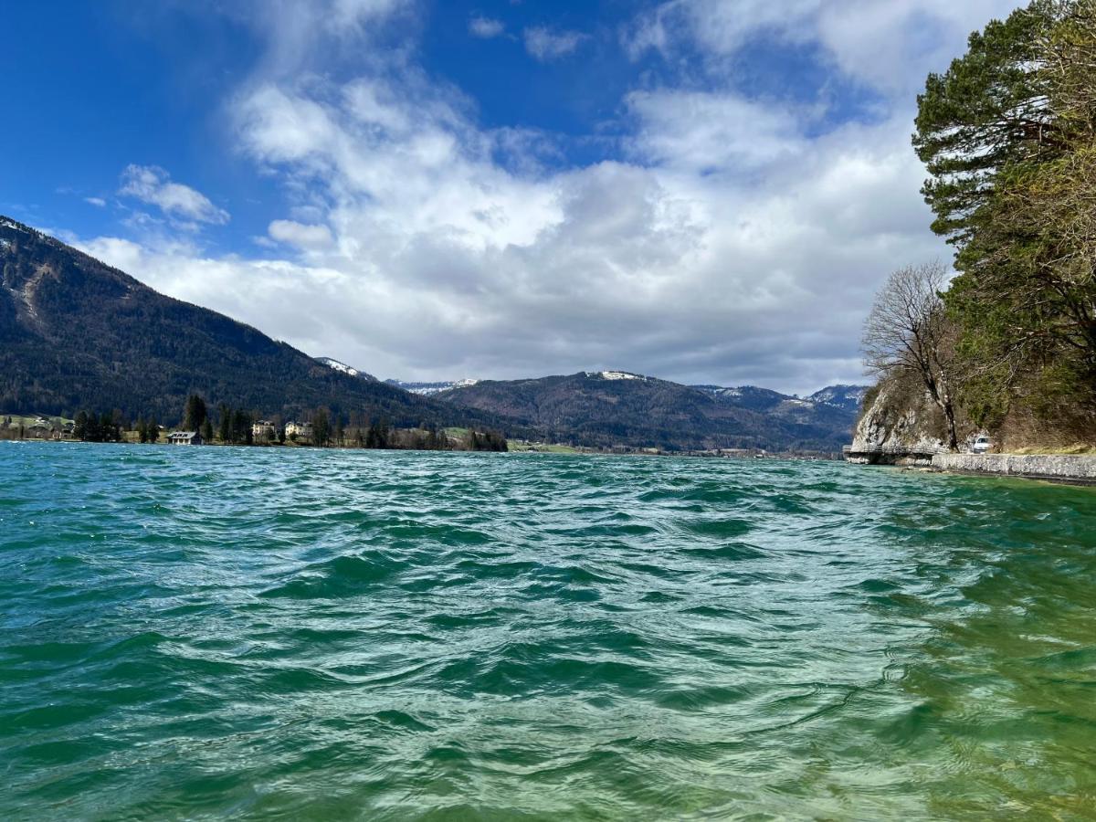 Wolfgangsee Ferienappartement „Bergliebe“ Strobl Kültér fotó