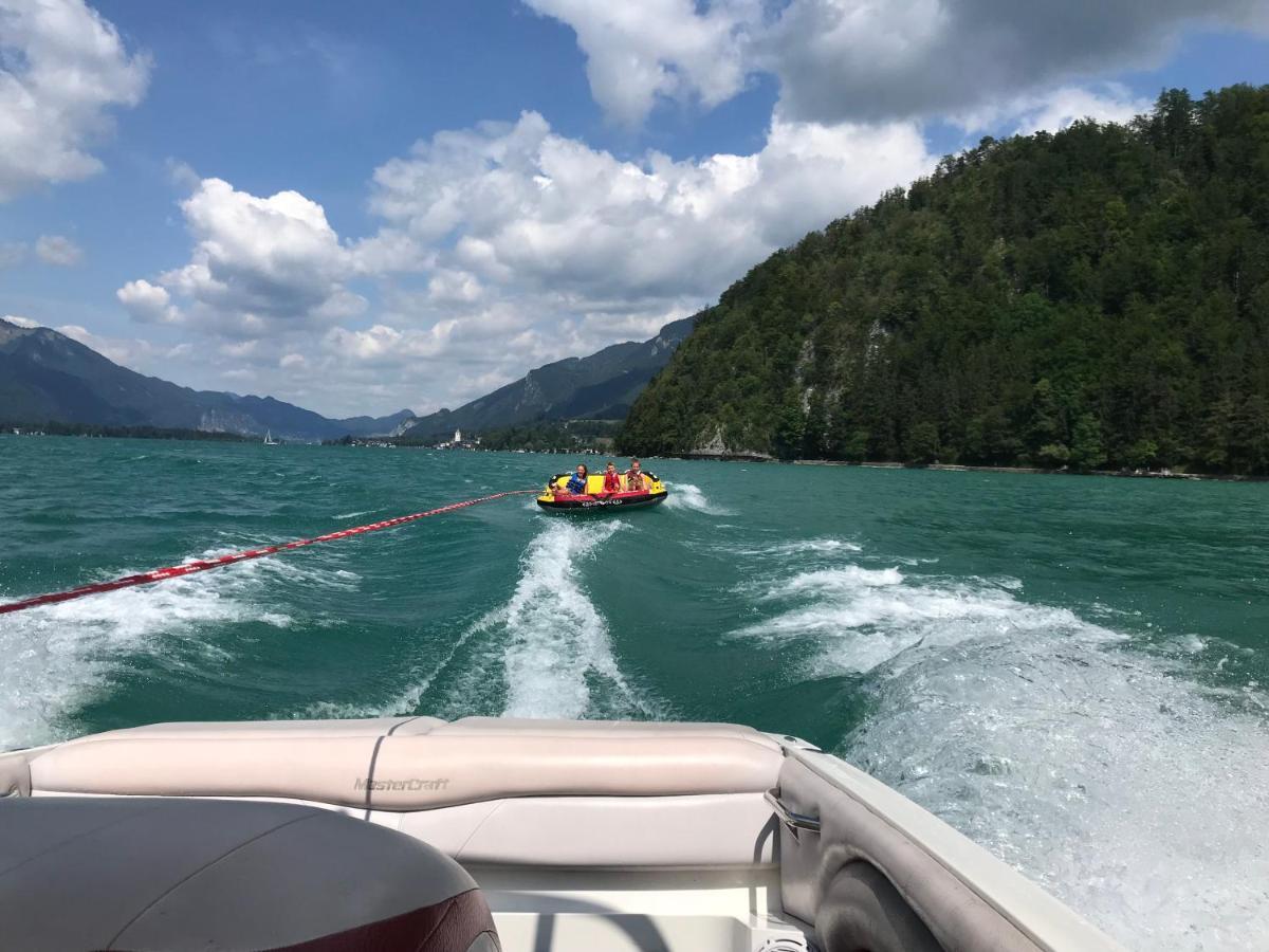 Wolfgangsee Ferienappartement „Bergliebe“ Strobl Kültér fotó