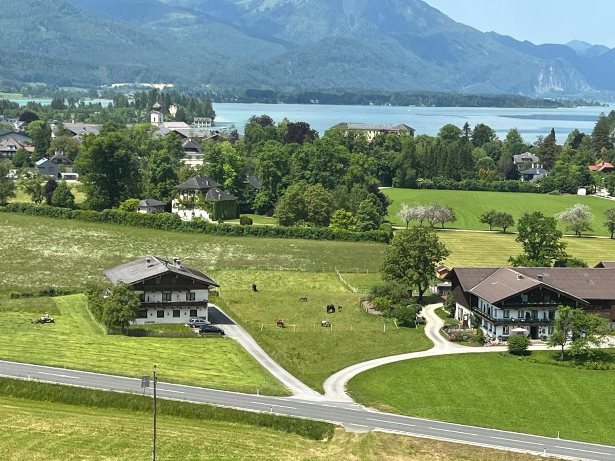 Wolfgangsee Ferienappartement „Bergliebe“ Strobl Kültér fotó